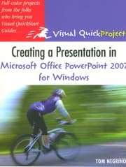 Creating a presentation in Microsoft Office PowerPoint 2007 for Windows