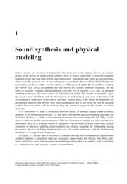 Numerical sound synthesis