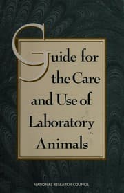 Guide for the care and use of laboratory animals