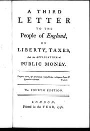 A third letter to the people of England