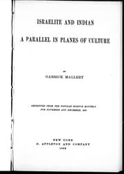 Israelite and Indian