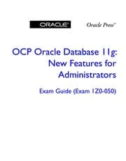 OCP Oracle database 11g