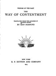 The way of contentment
