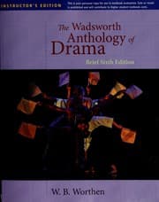 The Wadsworth anthology of drama