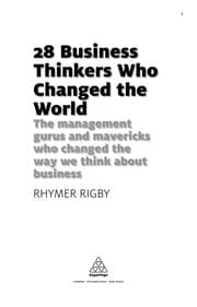 28 business thinkers who changed the world