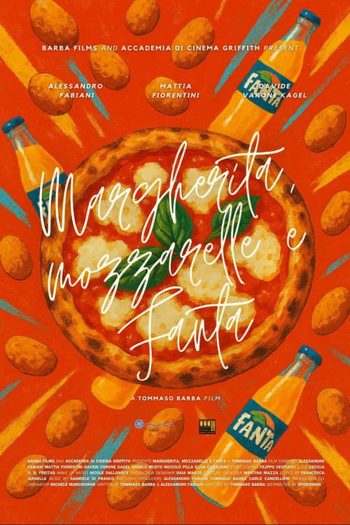 Margherita, mozzarelle and Fanta
