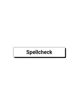 Spellcheck